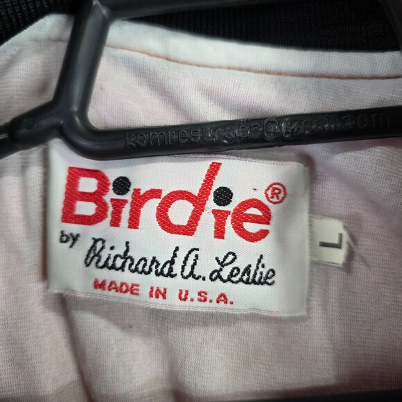 Mens Oklahoma State Vintage Birdie Nylon Pullover Jacket Orange & Black V-Neck L - Picture 3 of 8